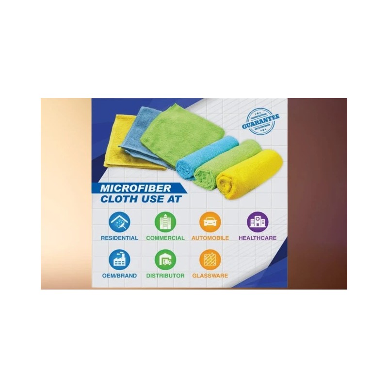 Ideal 24-Pack Microfiber Cleaning Cloths Ultra Soft,Super Absorbent Towels for