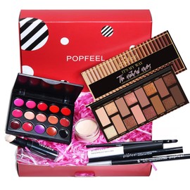 Holzsammlung Make-Up Set, Women's Make-Up Set for Face, Eyes and Lips, Makeup Sets Makeup Kit for Women Teenagers, Cosmetic Makeup Set with Eyeshadow for Women and Girls