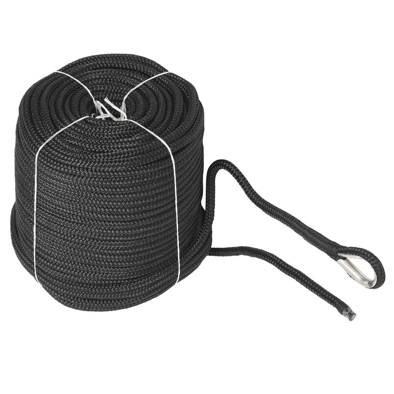 NovelBee 3/8" x 200' Double Braid Nylon Anchor Line with