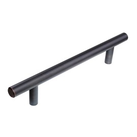 5 in. (127 mm) Oil Rubbed Bronze Modern Straight Euro Style Bar Cabinet Pull (10-Pack)