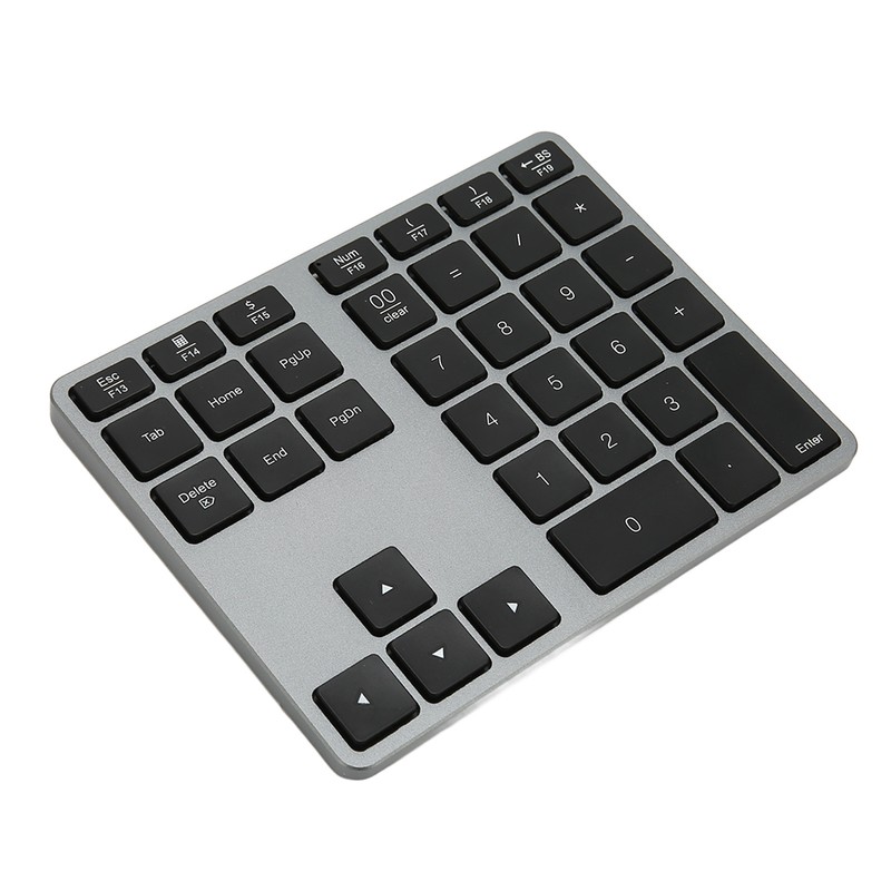 Wireless Number Pad 35 Keys Scissor Switch BT5.0 Aluminium Alloy