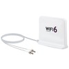 Tri-Band WiFi Antenna with 12dBi Gain and TS9 Connector –