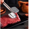 Stainless Steel Meat Tenderizer Hammer – Heavy Duty Mallet Pounder
