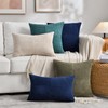 Fancy Homi 2 Packs Rust Boho Decorative Throw Pillow Covers