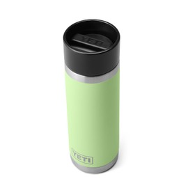 YETI YETI Rambler 18 oz Bottle, Stainless Steel, Vacuum Insulated, with Hot Shot Cap, Key Lime