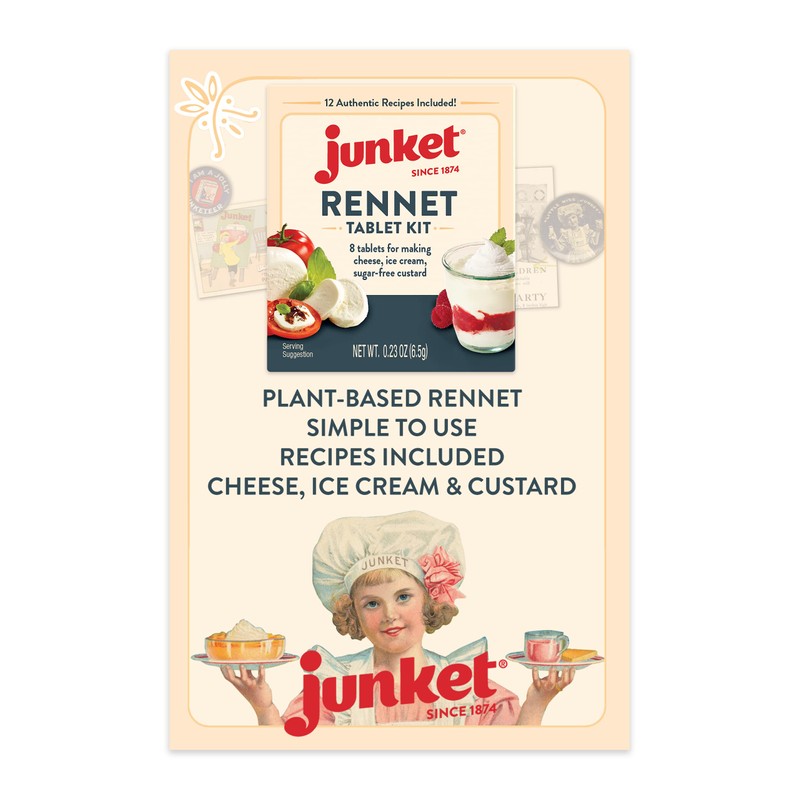 Junket Rennet Tablets, 0.23 Ounce (Pack of 6)