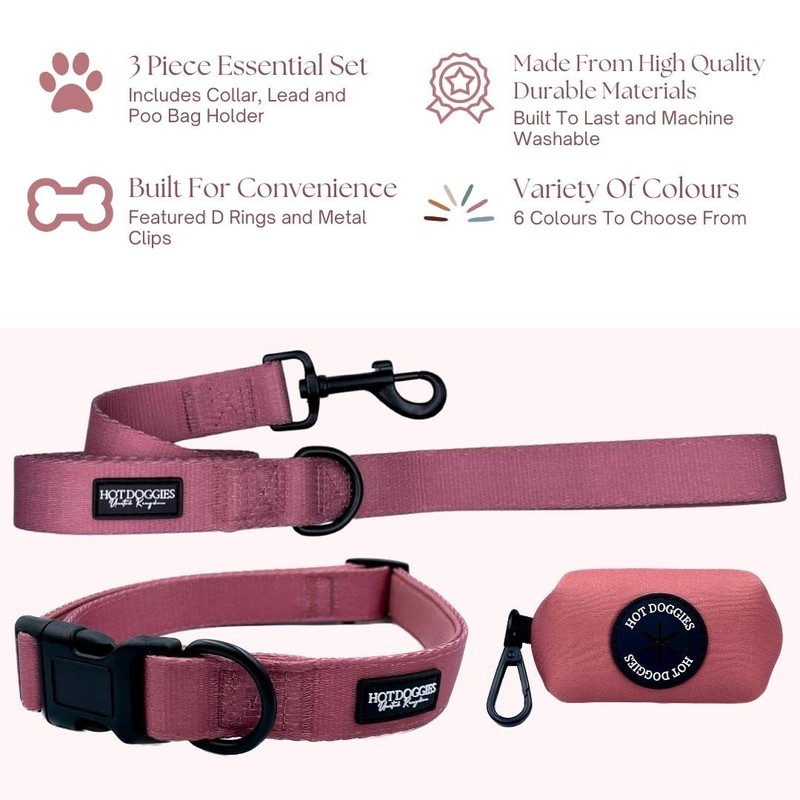 Hot Doggies Essential Dog Walking Bundle. 6 COLOURS AVAILABLE. Includes