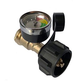 DFuerdivn Propane Tank Gauge Level Indicator for BBQ Gas Grill, RV Camper, Heater, 5-40lb Propane Tank with Type 1 Connection