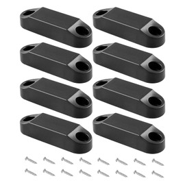 ULZOZN 4 Pair RV Magnetic Door Catch, RV Magnetic Door Lock, RV Door Magnet, RV Door Catch Fit for RV Camper Trailer, Black