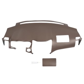 ECOTRIC Dash Cover Compatible with Lexus RX350 2007-2009 & Lexus RX400h 2006-2008 & Lexus RX330 2004-2006 Molded Dashboard Overlay Skin Cap Brown NOT A Replacement