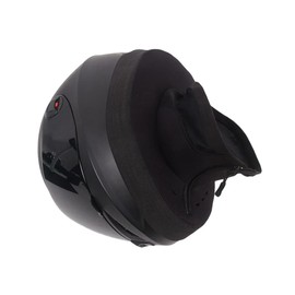 MOTO4U Motorcycle Helmet Skirt Wrap-Around Helmet Bib Wind & Rain Bib Helmet Warm Bib Detachable Long Type