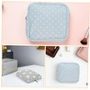 IWOWHERO 4pcs Reusable Sanitary Napkin Storage Bag Set with Multicompartment