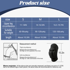 XFSRG Knee Pads Anti Bumps with Thick Knee Cushion Breathable and Comfortable Knee Pad Sporty Protection for Cycling Volleyball Roller Skating Dance