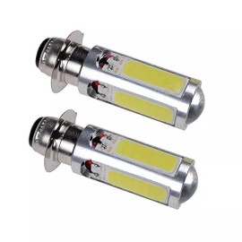 COB 2X H6 H6M LED Super White Honda SportMax 400 EX ATV Headlight Bulbs TRX450R YFM
