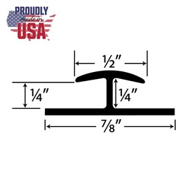 Outwater Plastic H Channel Fits Material 1/4 Inch Thick Clear Butyrate Divider Moulding 36 Inch Length (Pack of 4)
