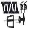 BTEOBFY Double Door Shed Hardware Kit -Includes Window and Door/Window