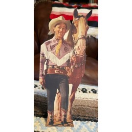 Roy Rogers and Trigger Western Star Tabletop Display Standee 10 1/2" Tall