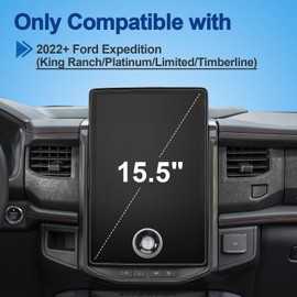 Coleya Anti-Glare Matte Screen Protector for 2022-2024 Ford Expedition (King Ranch/Platinum/Limited/Timberline), 9H Tempered Glass 2023 2024 Expedition Accessories HD/Anti-Fingerprint 15.5"