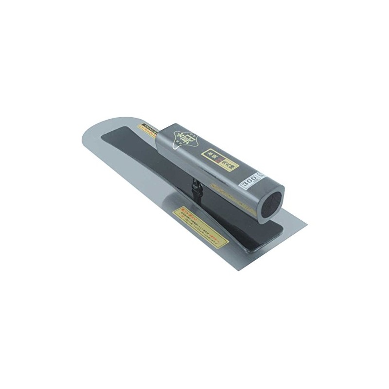 Kincho Round Trowel Honoyaki 0.3 Black Painted Square Pattern 300MM