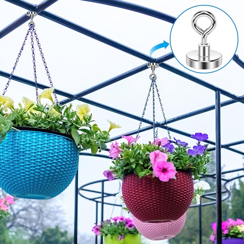 Wukong 32 mm Eyelet Magnet Strong, Pack of 2 Neodymium