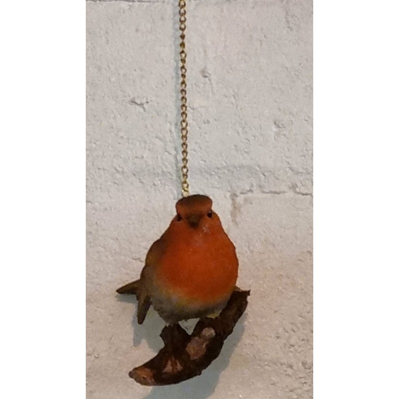 Vivid Arts - Hanging Robin on Branch Home or Garden