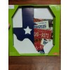 Texas Metal Decorative Sign With License Plate In The Shape