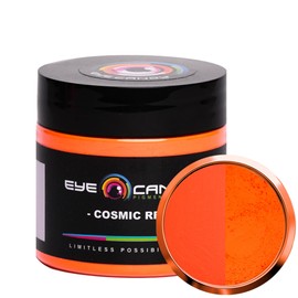 Eye Candy Mica Powder - Neon Pigment - Colorant for Epoxy - Resin - Woodworking - Soap Molds - Candle Making - Slime - Bath Bombs - Nail Polish - Cosmetic Grade - Non-Toxic (Cosmic Red, 25 Grams)
