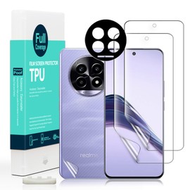Ibywind 2 Pcs Screen Protector For Realme 13 Pro/13 Pro+ 5G,Flexible TPU Film,With 1Pc Camera Lens Protector,1Pc Back Film[Easy to install]