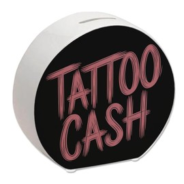 Tattoo Cash Money Box for Tattoo Fans Ideal for Tattoo Gifts or as a Fun Money Box