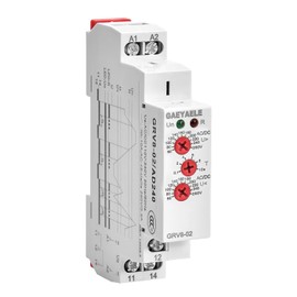 GAEYAELE Voltage Protection Relay AC/DC110V-240V Overvoltage and Undervoltage Protection(GRV8-02,AC/DC110V-240V)