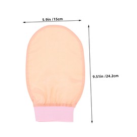 MERRYHAPY Gentle Exfoliation Mitts Body Scrub Mitts for Men Women Soft Bath Gloves
