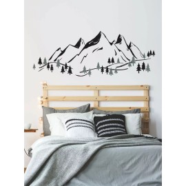 Undisclosed MOUNTAINS WALL DECAL WITH MORE TREES