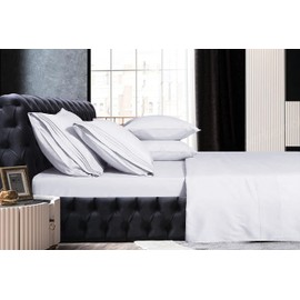 Mocassi Hotel Luxury 1800 Thread Count Bedding Pillowcases Standard Size Set of 2 - Pillow Covers - Pillow Protector - Cooling Pillowcases (Set of 2 Standard/Queen Size, White)