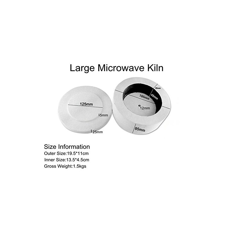 Hensom Large Microwave Kiln for Glass Fusing