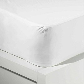 New Waterproof Mattress Protector Cover Fitted Sheet Bed Cover Vinyl Plastic (Double)