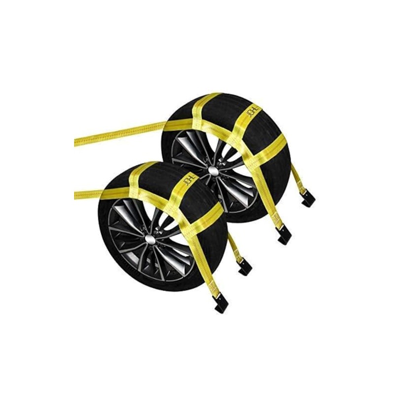 JCHL Tow Dolly Basket Strap System with Flat Hook -
