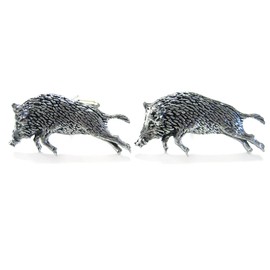 Kiola Designs Running Wild Boar Cufflinks