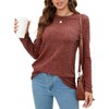 SimpleFun Lightweight Sweaters for Women Long Sleeve Crewneck Fall Pullover Sweater Tops (Caramel,M)