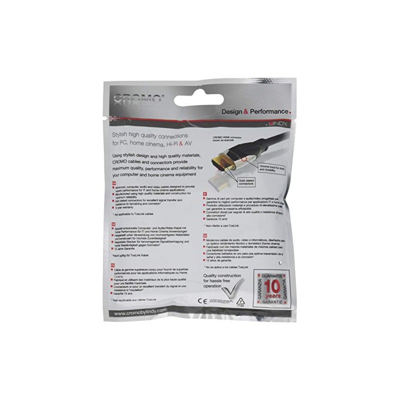 LINDY 0.5 Meter CROMO USB 3.0 Type A to A