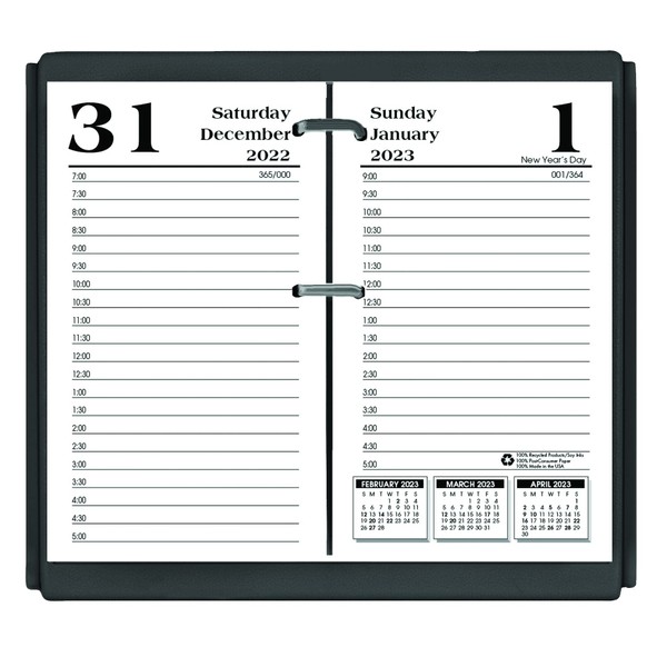House of Doolittle Economy Daily Desk Calendar Refill, 3.5 x 6, White Sheets, 2023