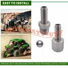 JINFANNIBI Stainless Steel Fuel Tank Breather Rollover Vent Valve fit