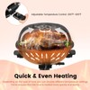 CHEFJOY 1600W Electric Grill Outdoor, 15-Serving Freestanding Camping Grill with