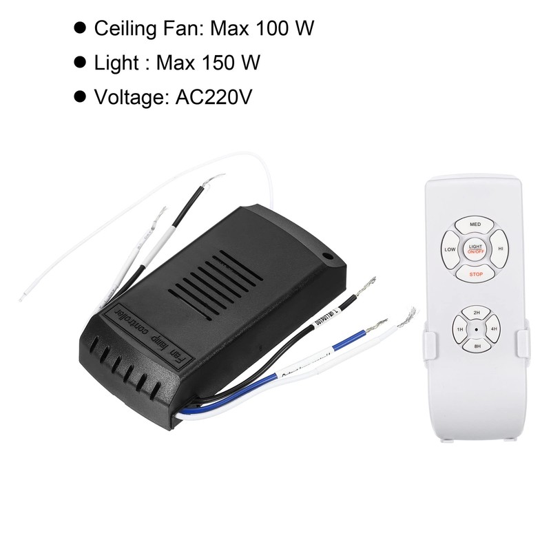 PATIKIL Universal Ceiling Fan Remote Control Kit, 220V Wireless 3