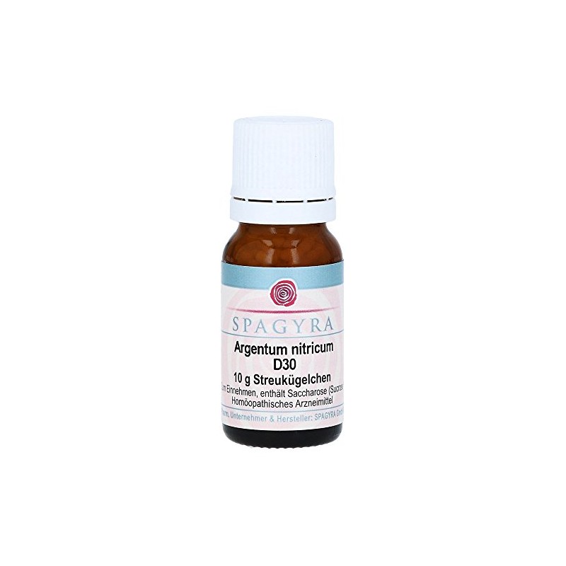 Argentum Nitricum D 30 Globules 10 g Drops