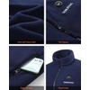 Venustas Men's Heated Jacket with Battery, Soft Fleece Heated Coat,