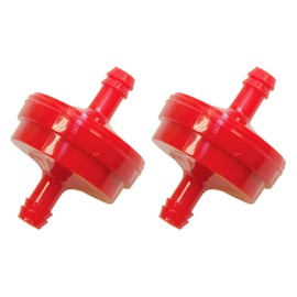 2 Pack 298090S 394358 Lawn Mower 1/4" Inline Gas Fuel Filter Replace for Briggs Stratton 5018 298090 298090S Toro 42-5240 56-6360 John Deere AM107314 LG298090 LG298090S PT4265