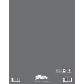 Willow Creek Press Basic Gray 2026 7.5" x 9.5" Booklet Monthly Planner