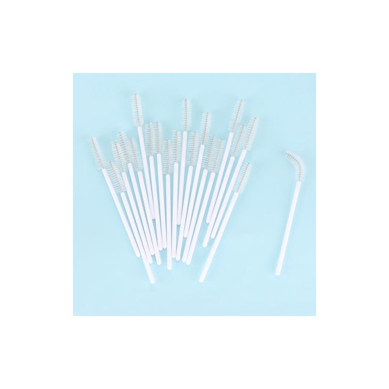 Tbestmax 500 Varitas de Mascara Desechables Cepillo de Pestañas Spoolies