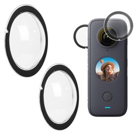 Hawdows Dual Lens Guards for Insta 360 One X2, Double Lens Protection, Removable Lens Protector, Panoramic Action Camera Accessories, Safety and Clarity
