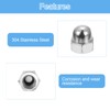 sourcing map 1/4"-20 Acorn Cap Nuts, 30Pcs 304 Stainless Steel